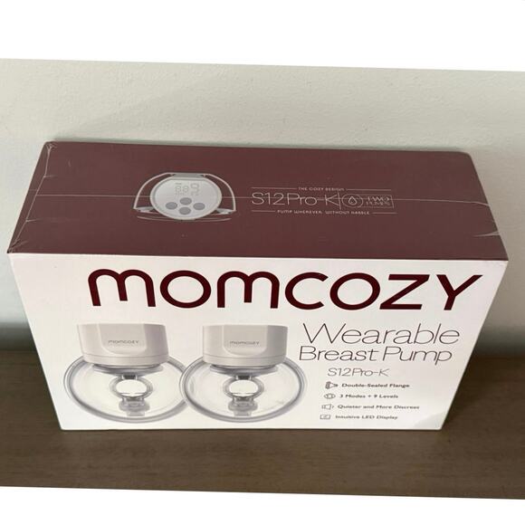 Momcozy S12 Pro-K Wearable Pump 3 Modes 9 Levels Quiet Design App enabled SEALED - Picture 4 of 5